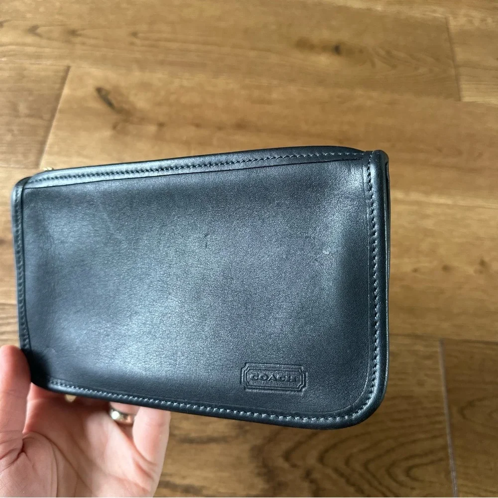 Vintage Coach Navy Blue Wallet - Picture 4 of 12
